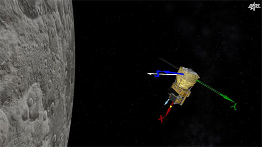 嫦娥五號探測器再次實(shí)施制動　進(jìn)入近圓形環(huán)月軌道飛行